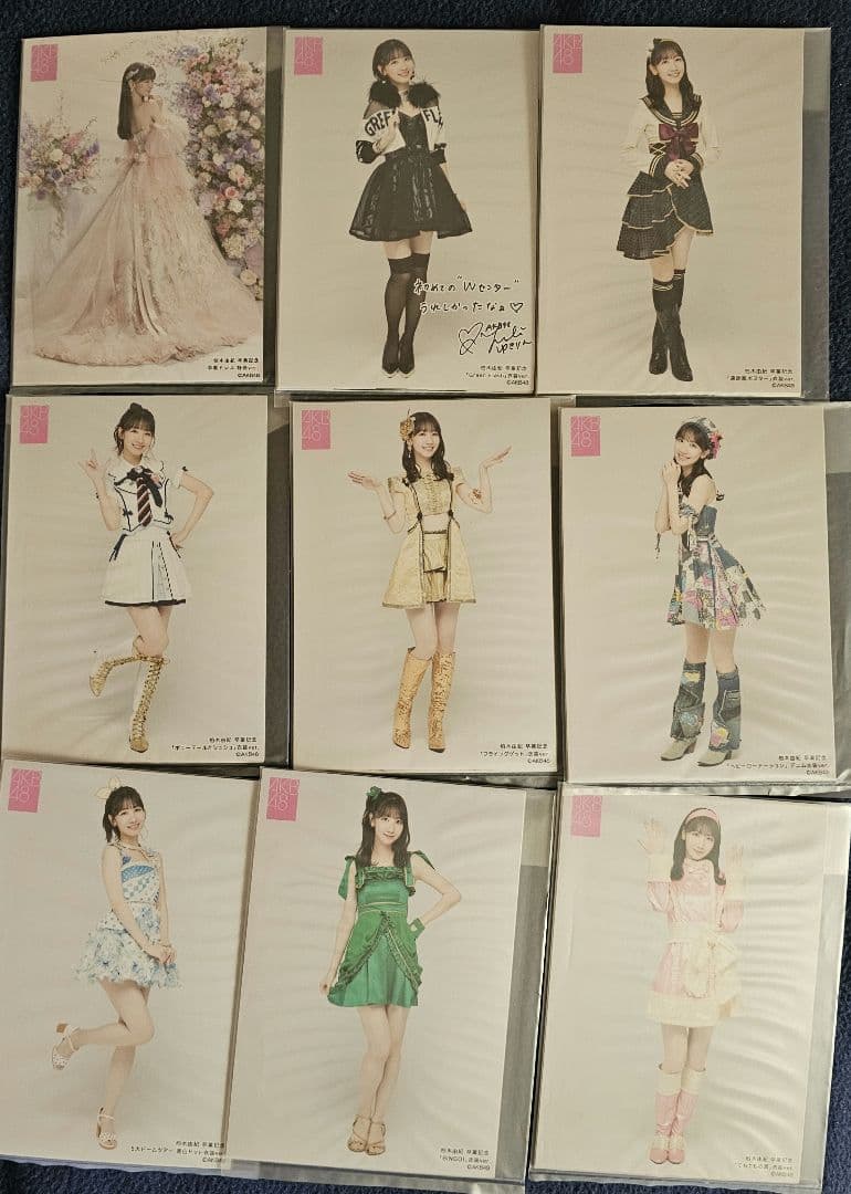 AKB48 柏木由紀 卒業記念生写真 5枚セット 9種類