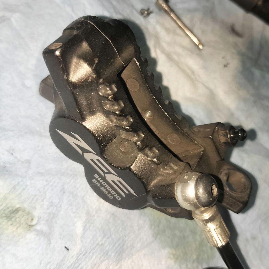 SHIMANO M640 ZEE 前後ディスクブレーキセット