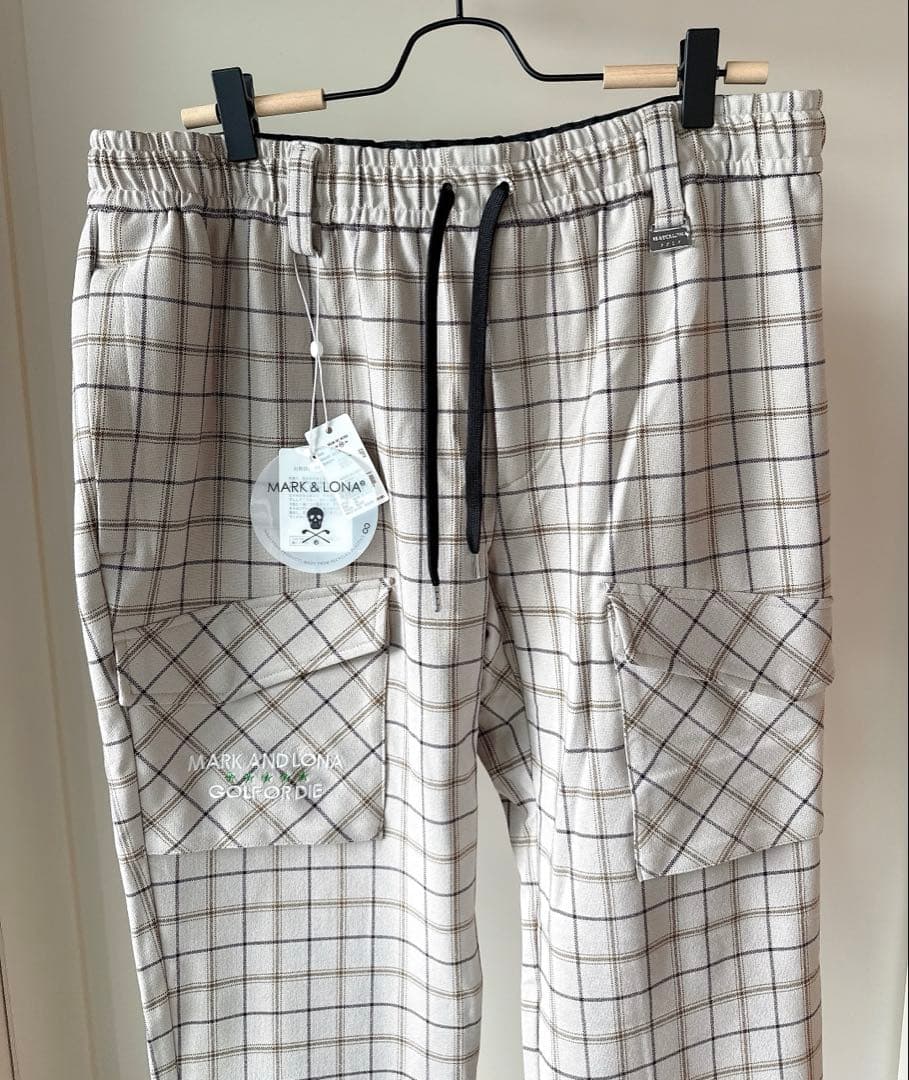 新品 ★ MARK&LONA イージーパンツ ジョガー マーク&ロナ ベージュ