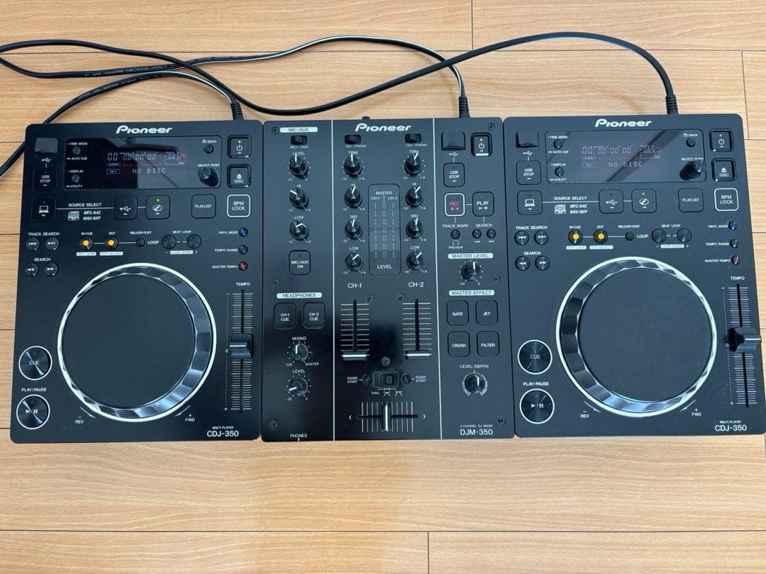 Pioneer CDJ-350 & DJM-350 セット
