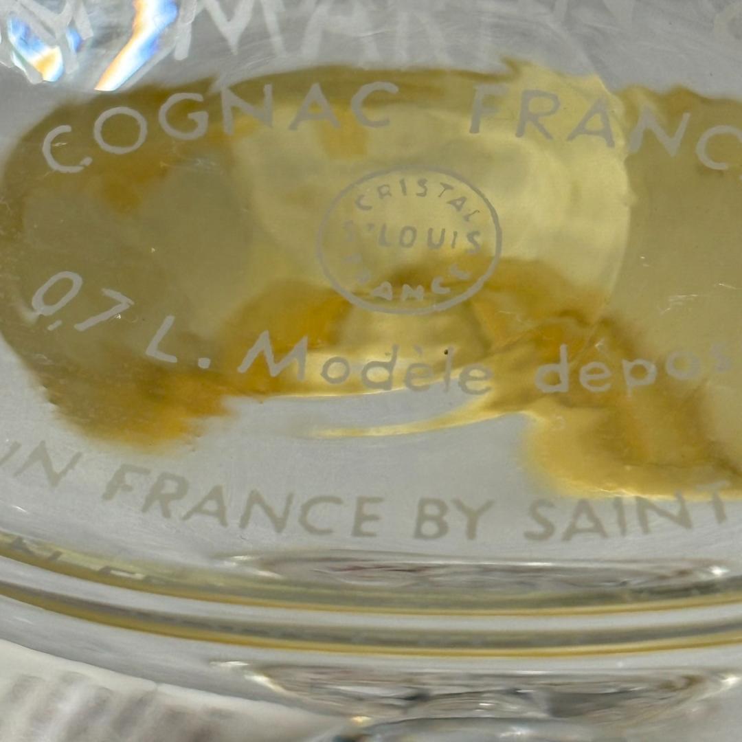 241111F　saint louis クリスタル　13世　クリアボトル　希少品