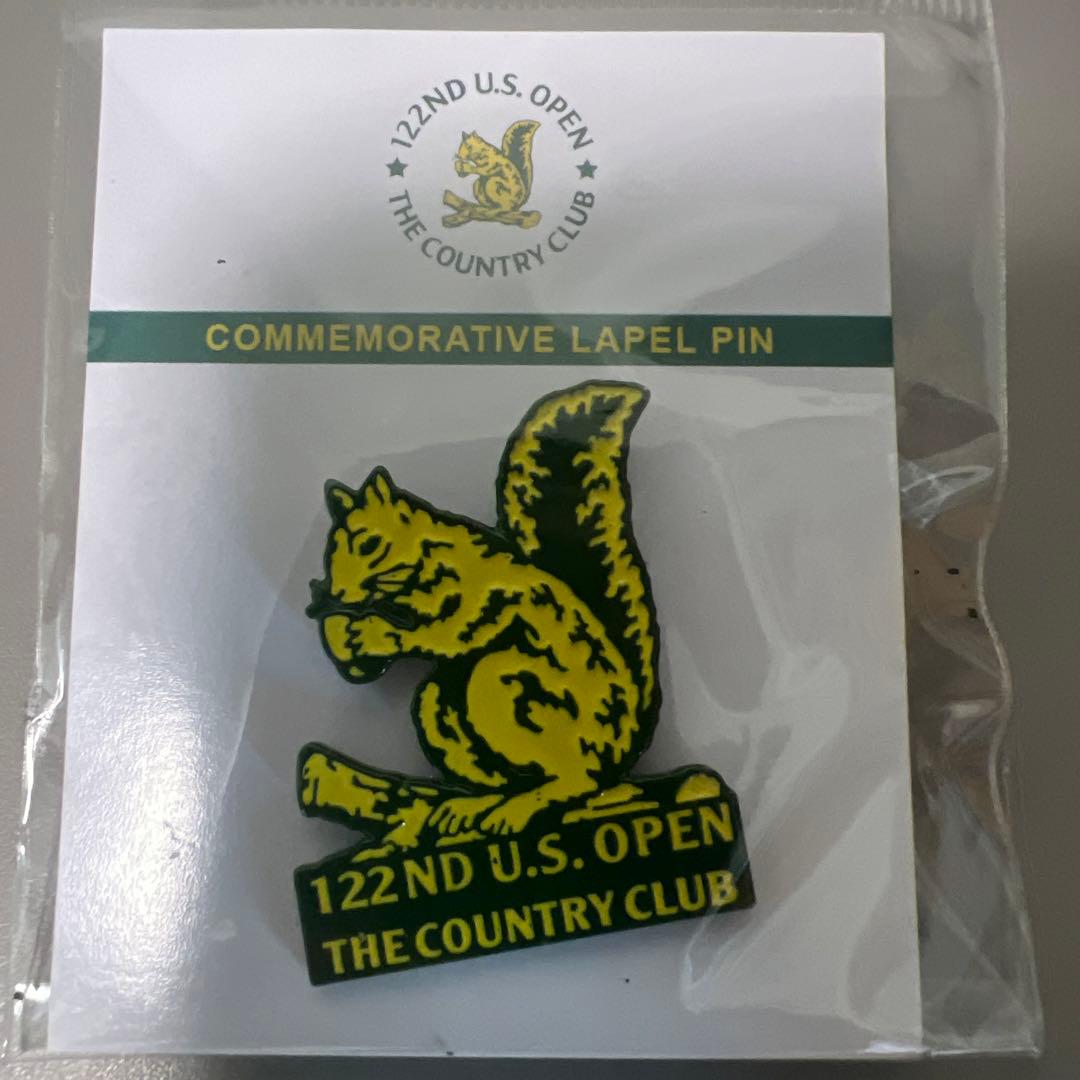 【希少】全米オープンゴルフ　2022年　公式グッズ　ピンバッジ　バッチ　リス
