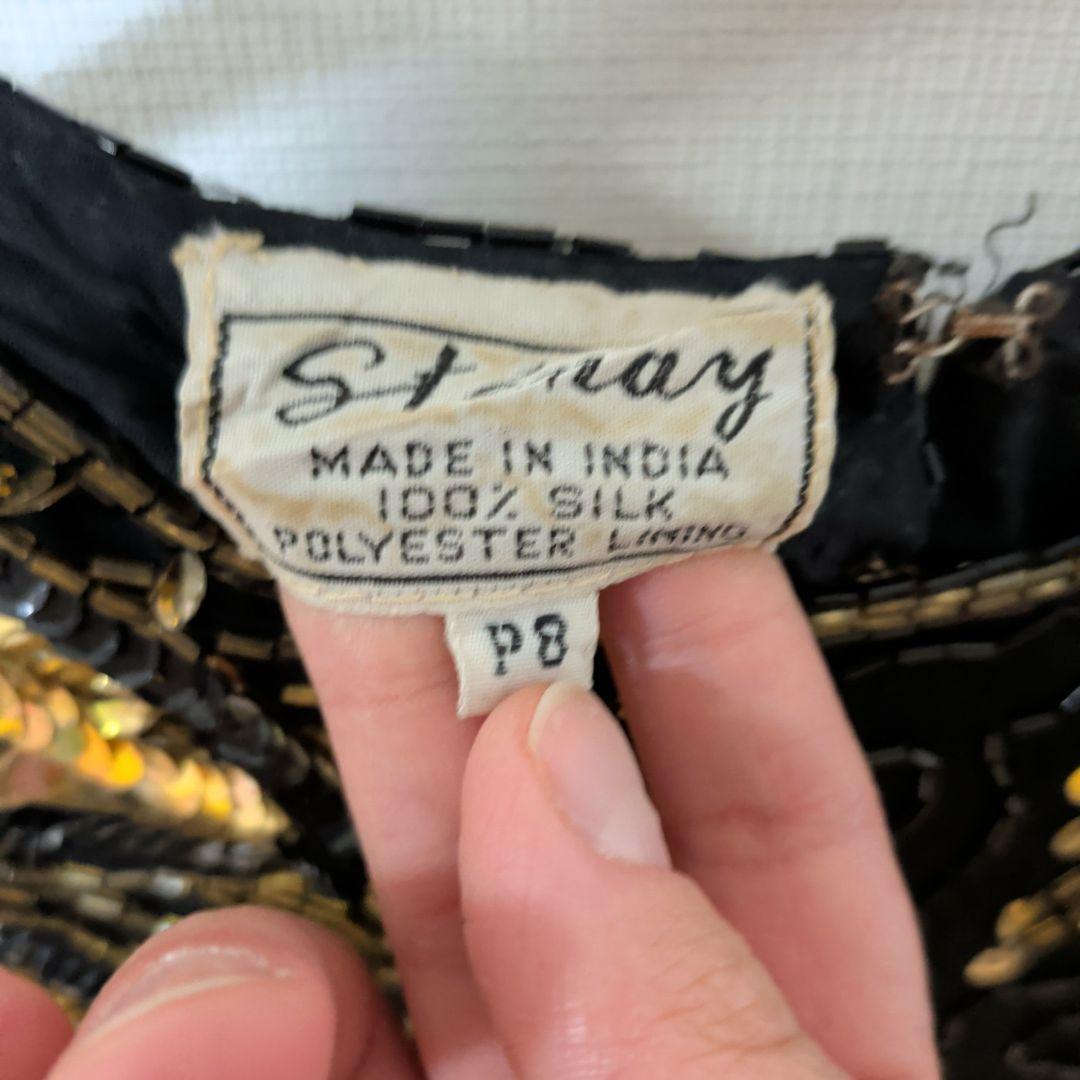 ​【希少】Sténay 総刺繍 鳳凰/ウィングデザイン ビーズドレス P8サイズ