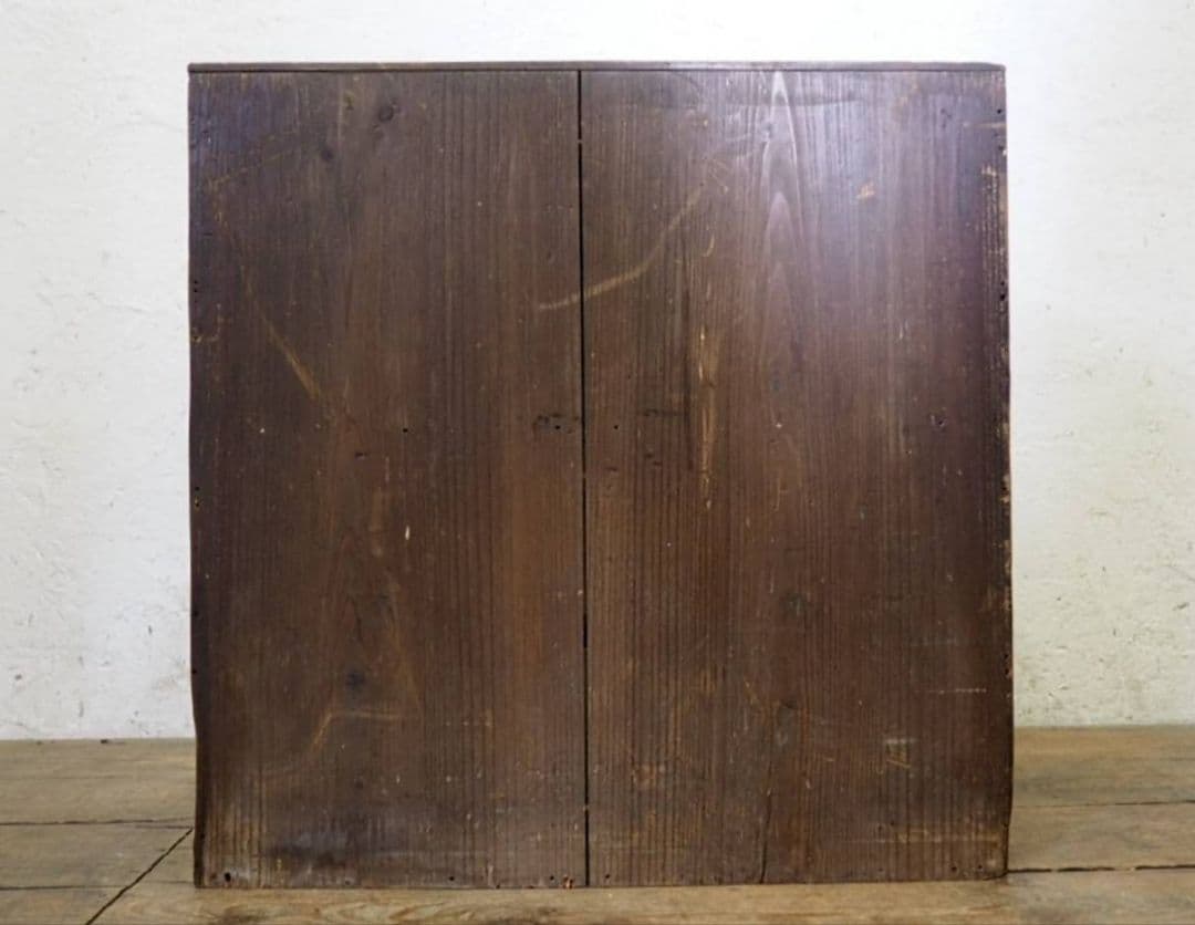 1034 アンティーク　杉の小箪笥　タンス　引き出し　チェスト　収納棚　レトロ