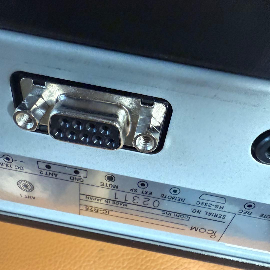ICOM IC−R75 ／AD-55J 完動・未使用品