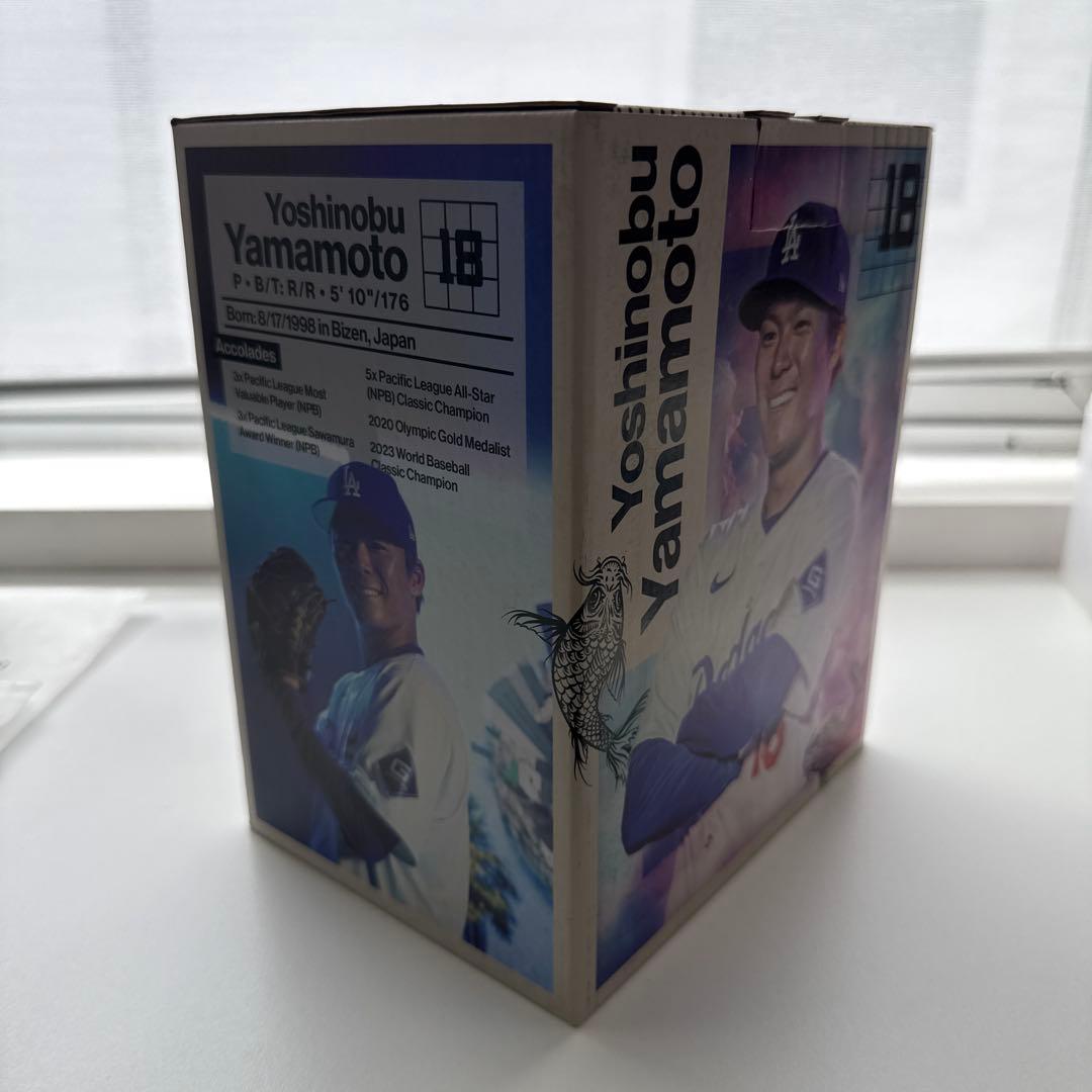 山本由伸　バブルヘッド　ボブルヘッド　ドジャース限定配布品　ギブアウェイ
