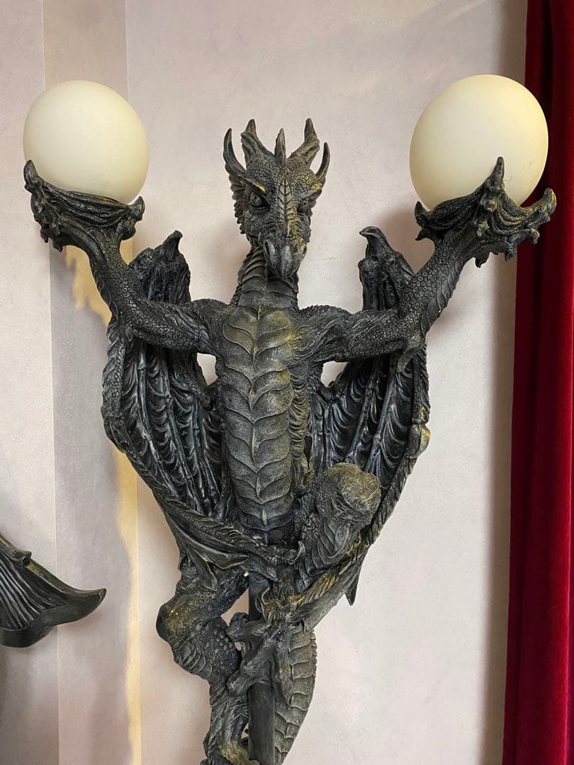 ドラゴンのランプ　飾ってただけで未使用