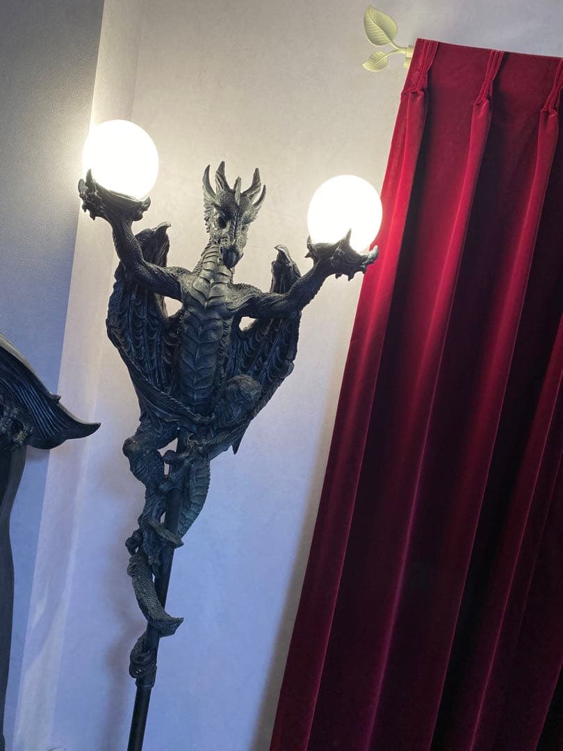 ドラゴンのランプ　飾ってただけで未使用