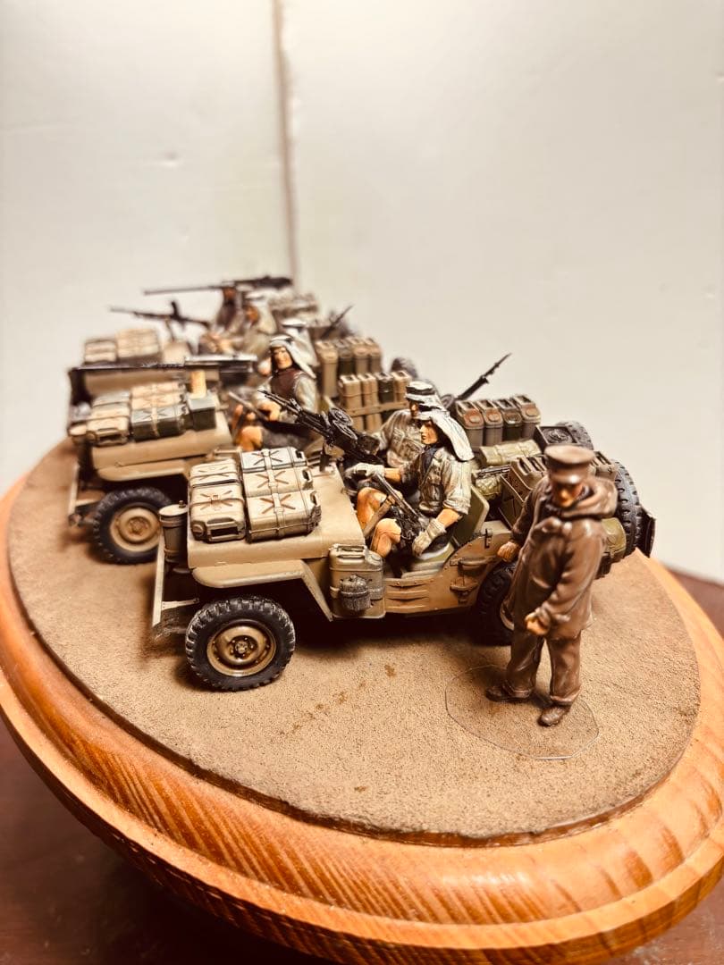 1/35 イギリス軍デビットスターリング中佐率いるSASジープ チーム