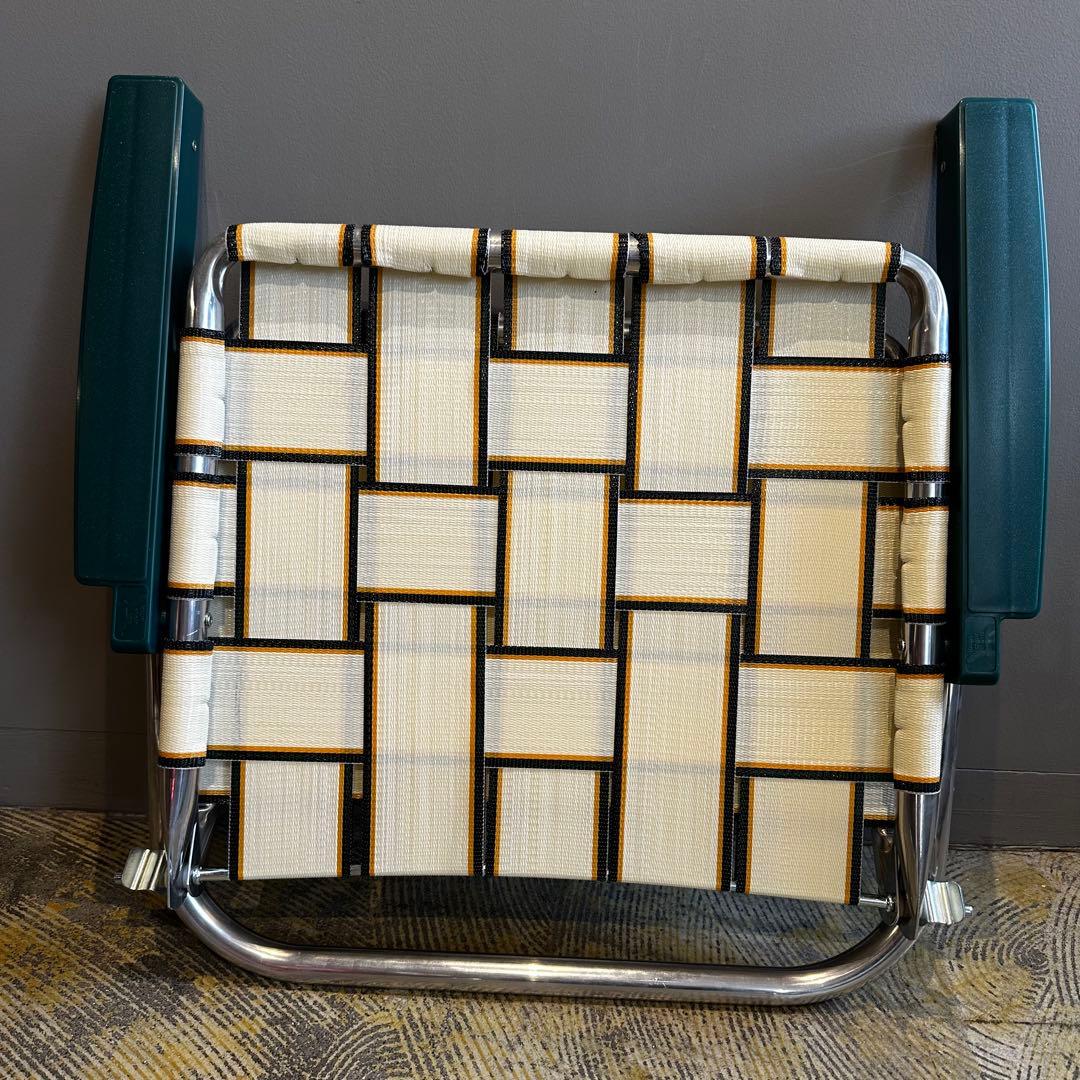 新品 LAWN CHAIR ローンチェア 箱付き USA ベージュ ローバック