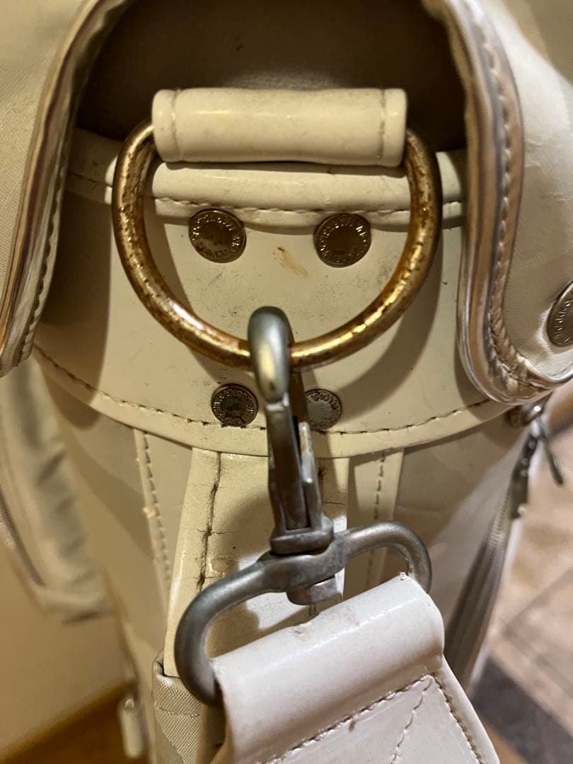 マークアンドロナ　ゴルフキャディバッグ　ホワイトカムフラージュ