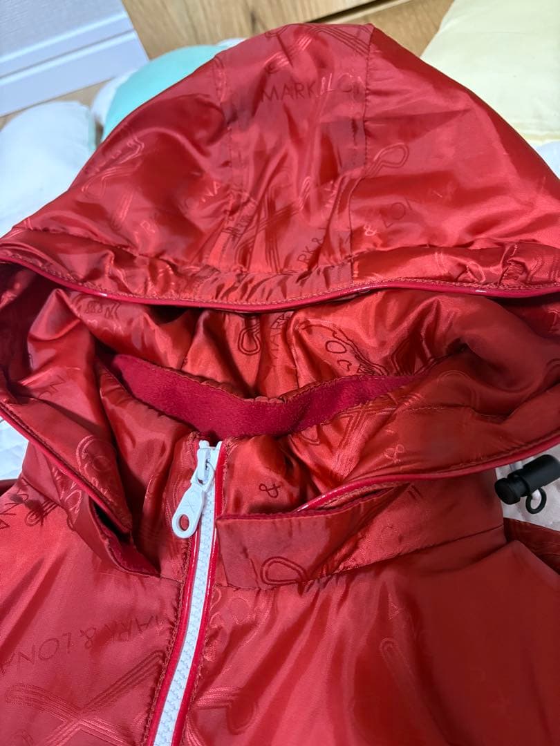 最終価格　マークアンドロナ　★正規品★ ブルゾン　赤　36 Sサイズ　スカル