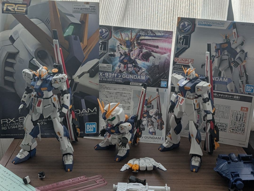 RX-93ff 福岡ニューガンダム 3体セット