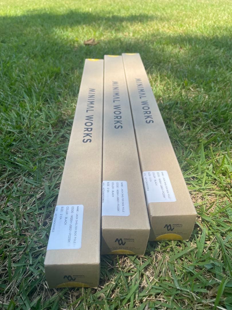 新品未開封３点セットミニマルワークス　ジャックシェルタープラス＆インナー＆ポール