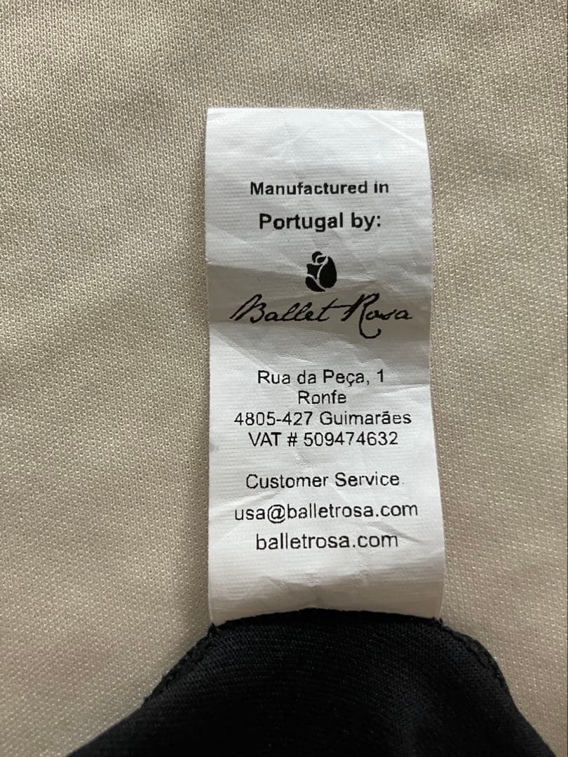 【バレエローザ】ブラック花柄レオタード&スカート