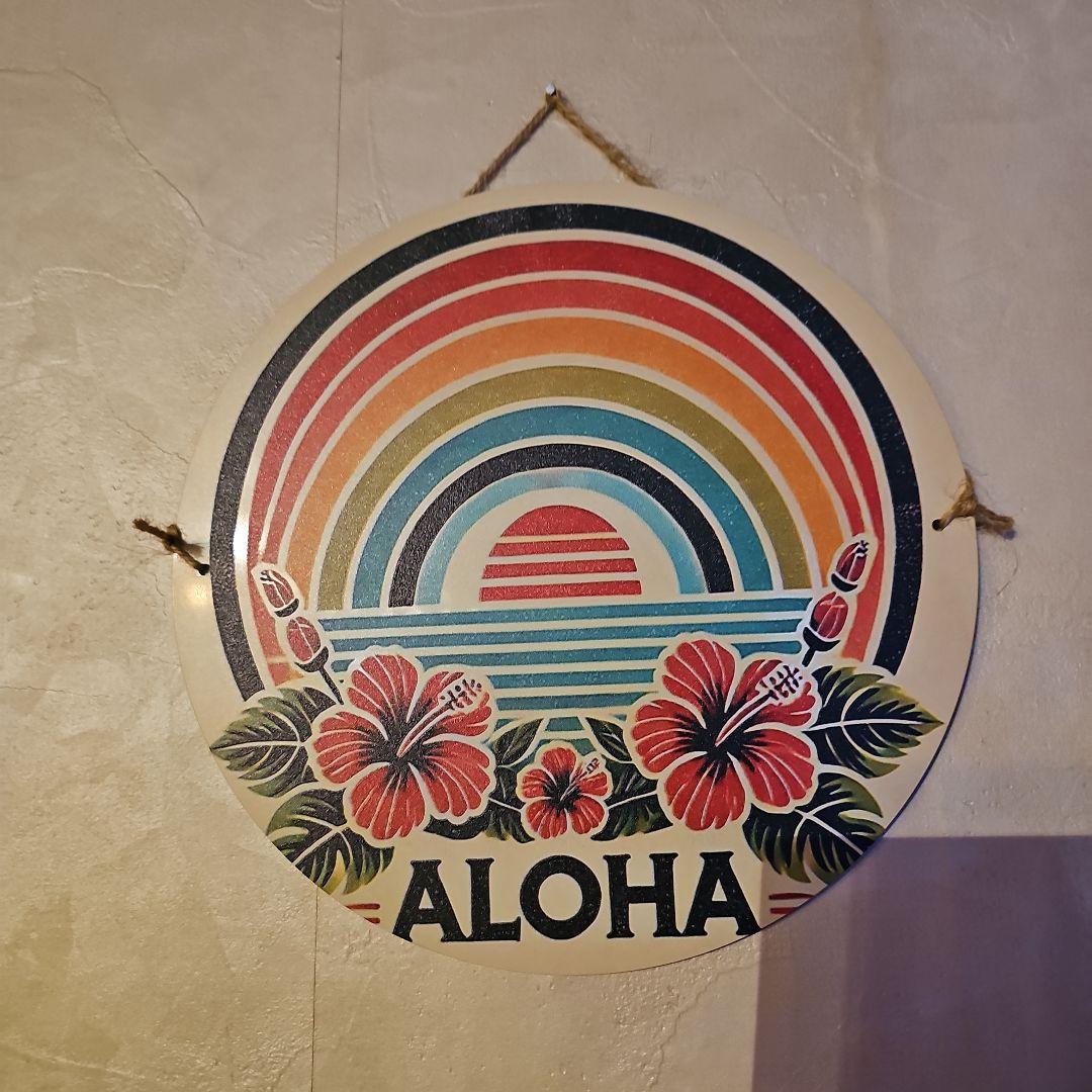 ハワイ アンティーク雑貨 ボード プレート
