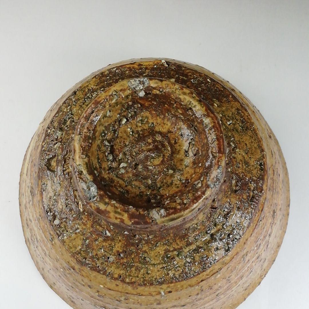 Ｔ４１１　茶碗　『伊羅保茶碗』　『宇田佐平 造』　共箱　抹茶碗　茶道具