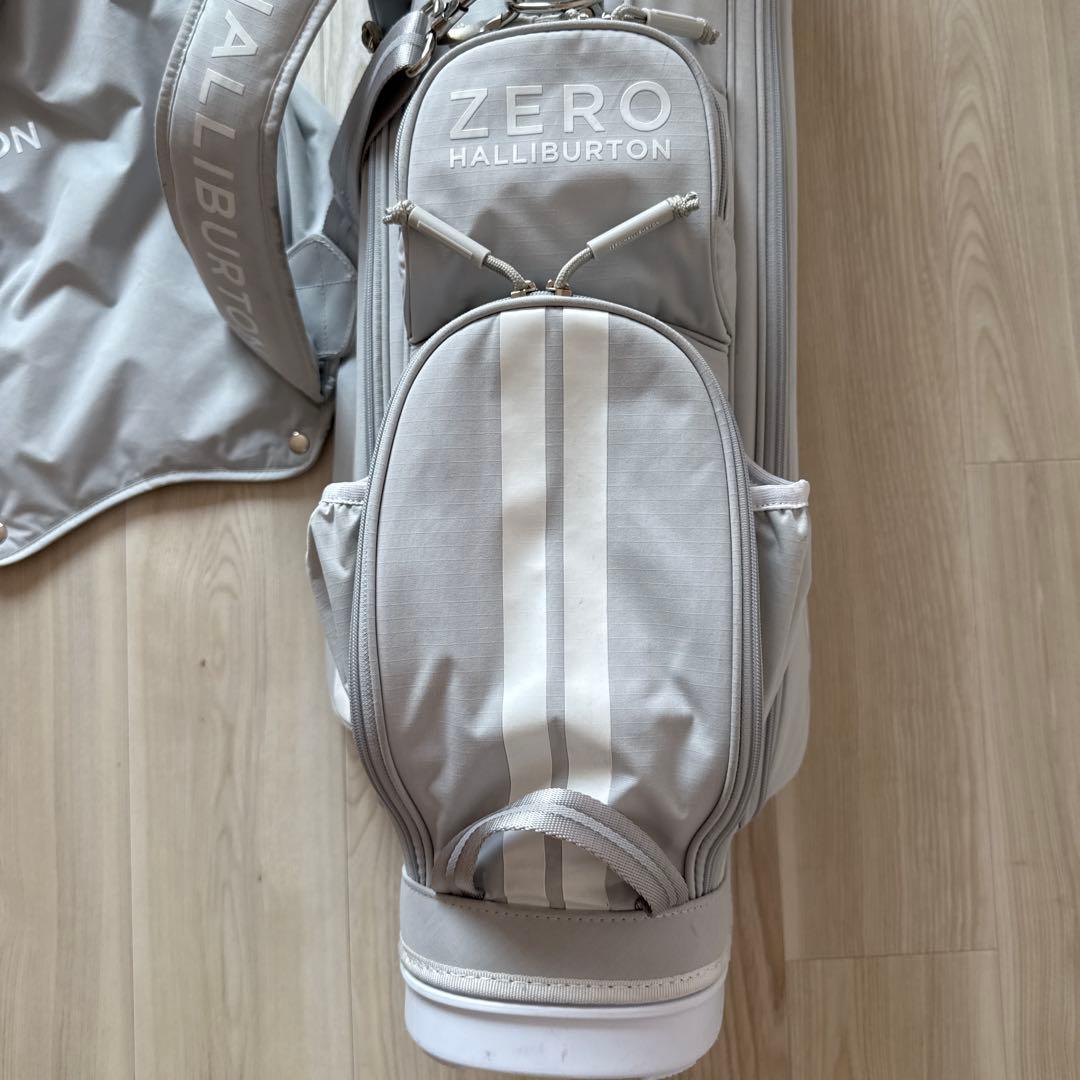 ゼロハリバートン　キャディバッグ　スタンド式　軽量　グレー