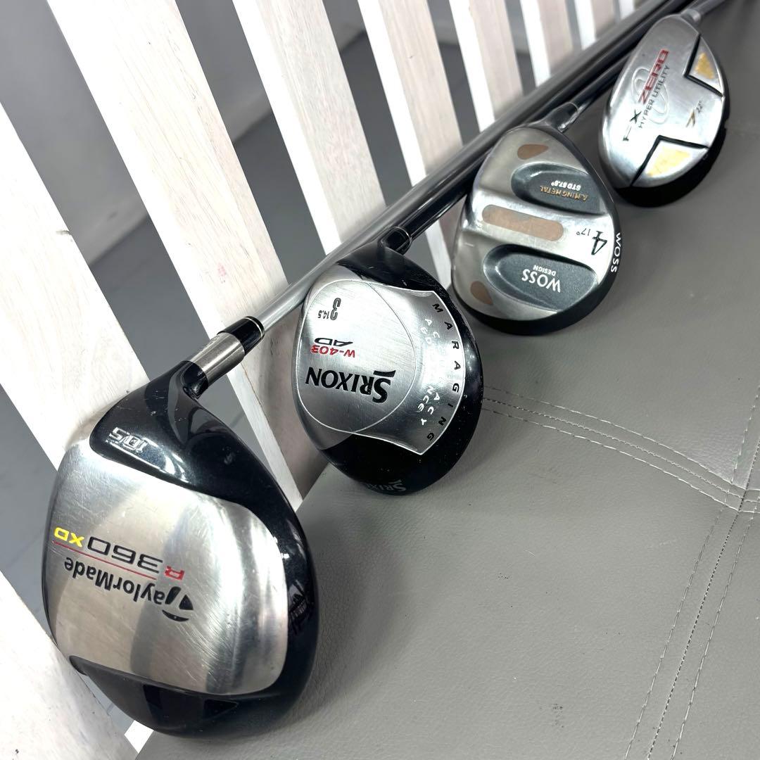本格派 メンズゴルフクラブ 12本 フルセット ゴルフセット オークリー 豪華
