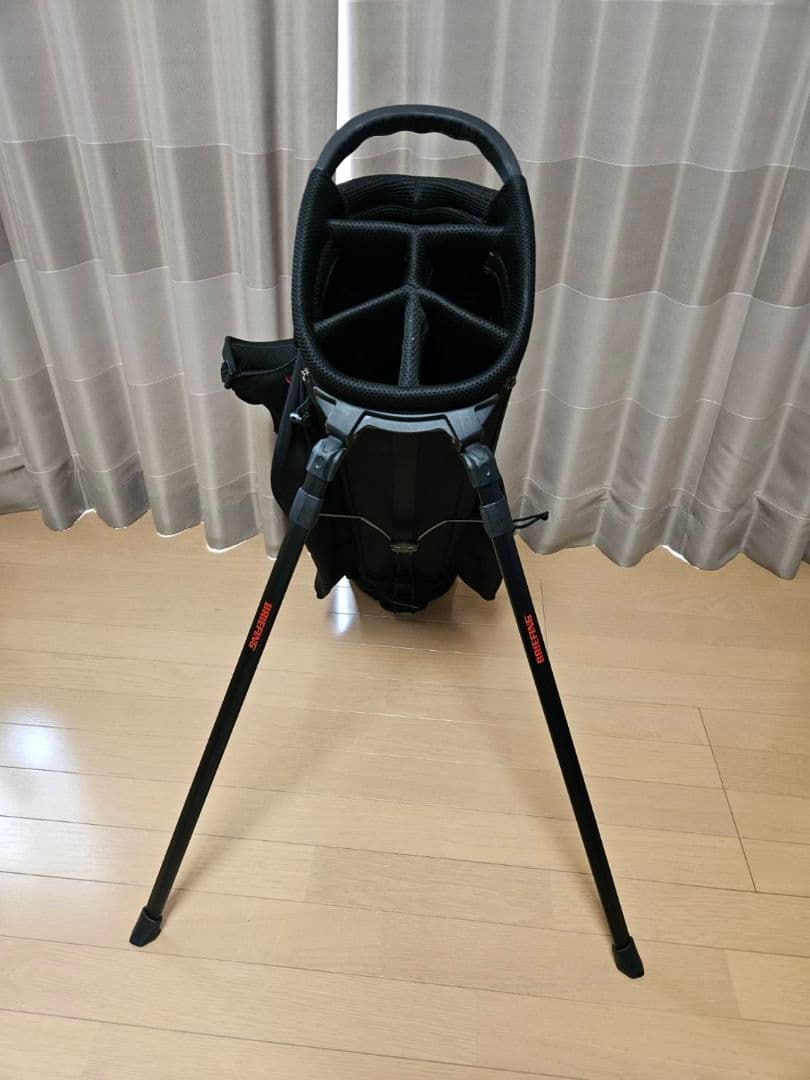 美品 ブリーフィングキャディバッグ CR4 #02 ブラック Bシリーズセット