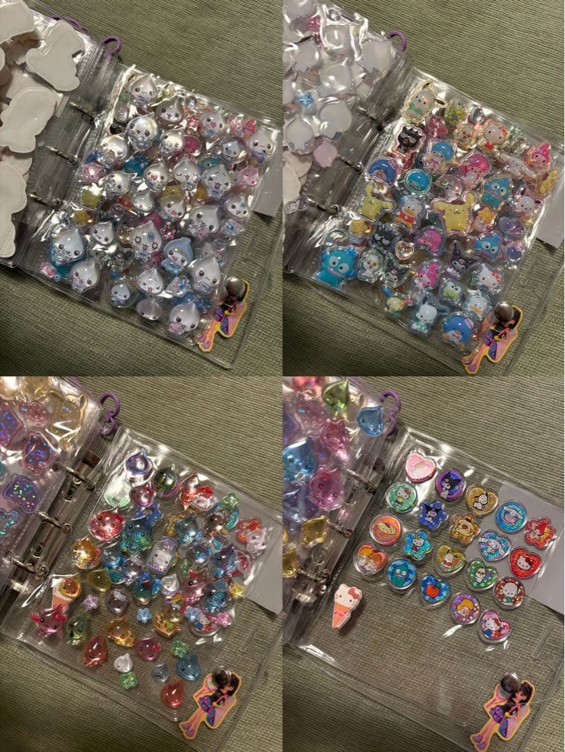 シール帳完成品　3冊セット　ボンボンシール　平成　サンリオ　ディズニー　正規品