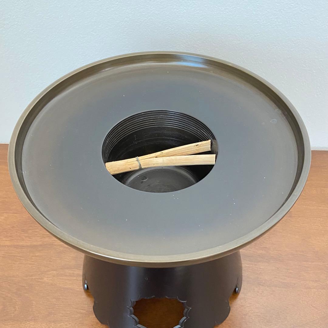 御玄猪 唐銅 池坊　ボール箱入　華道具　花器　花瓶　生け花