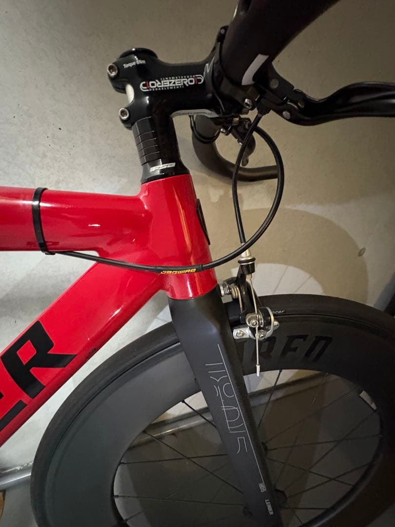 LEADER ピストバイク レッド