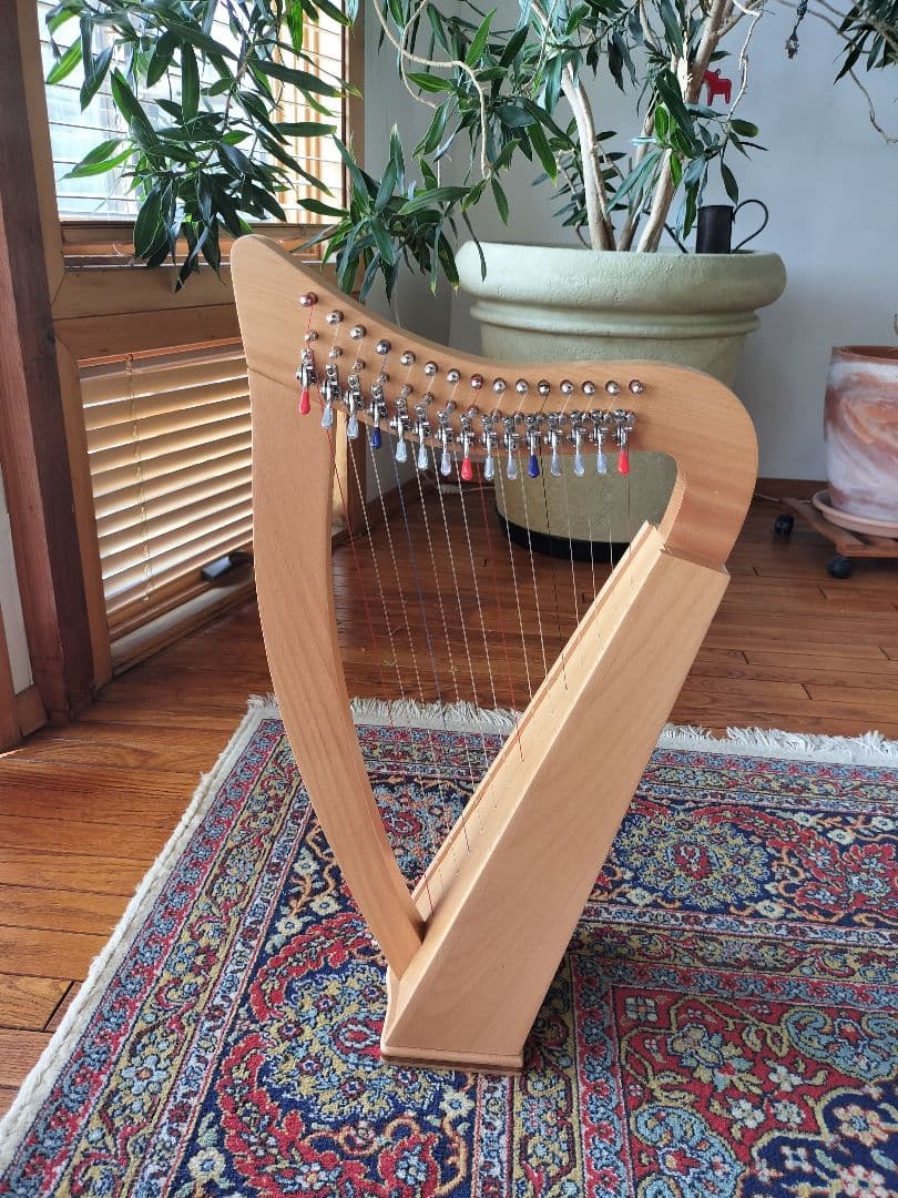 クリスハープ　15弦　ケース　備品付き