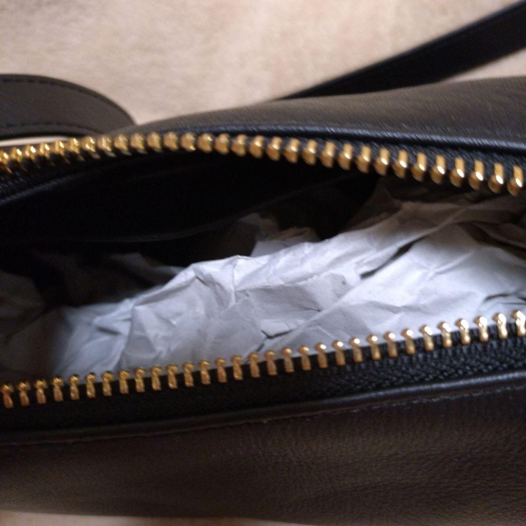 n.ssignカズタSULA黒 レザー ショルダーバッグ