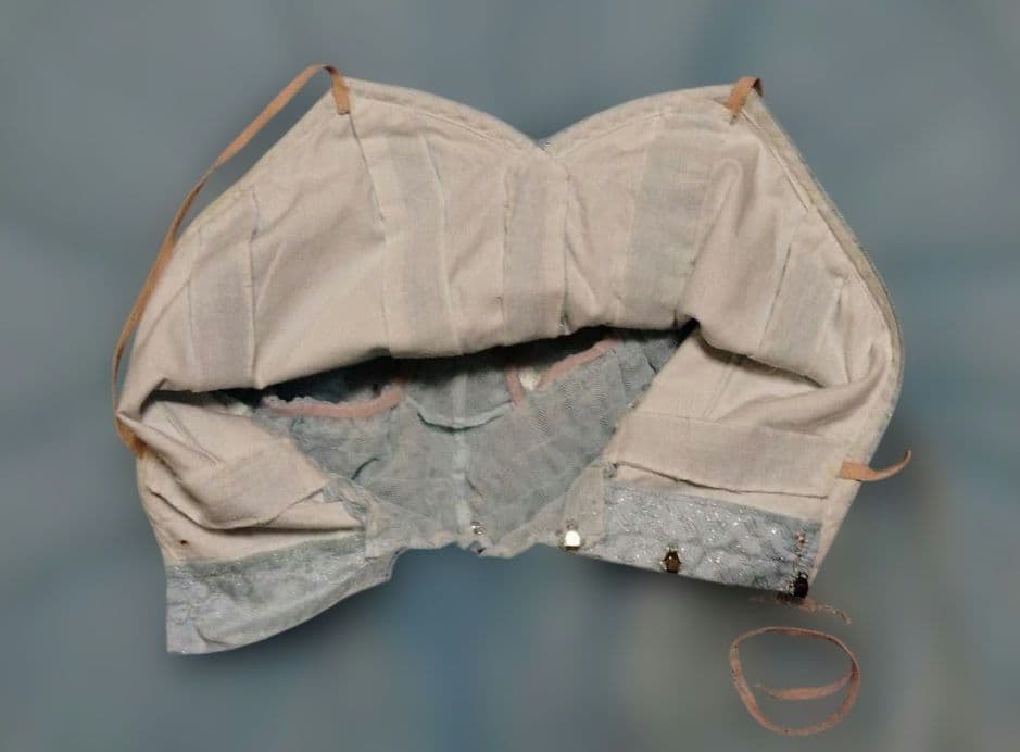 バレエ　クラシックチュチュ2着　　水色シルバーレース巾広　袖、冠付　訳あり