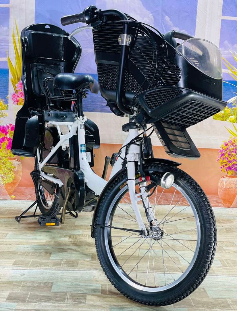 パスキス12AH⭐️人気モデル！ヤマハ子供乗せ電動アシスト自転車Y2375