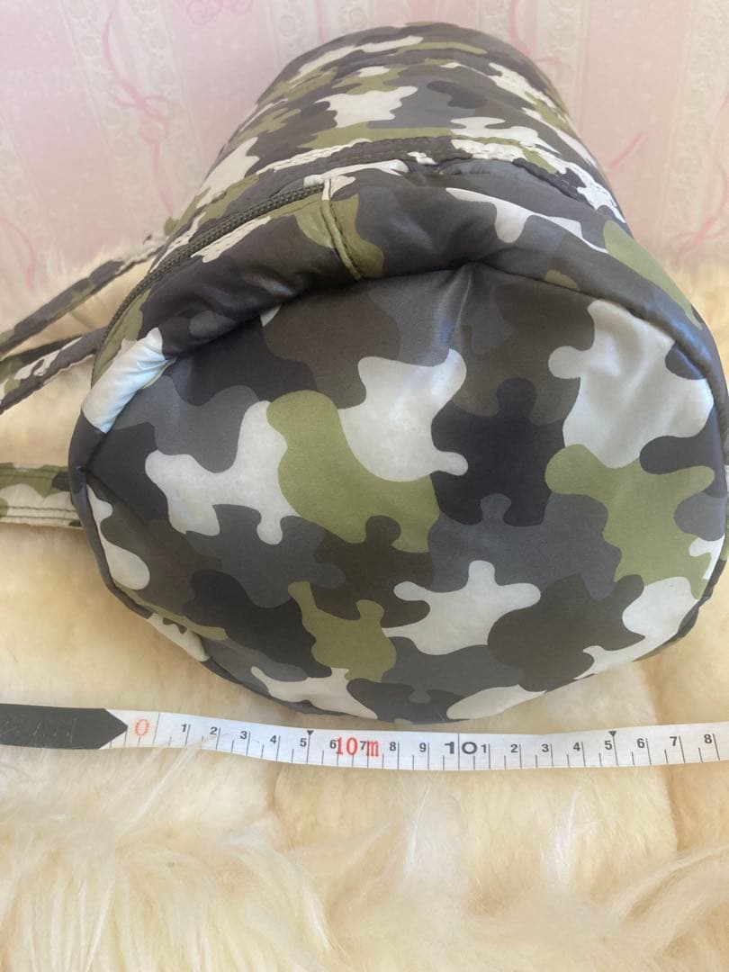 【希少】正規品　パーリーゲイツ カートバッグ 迷彩 ラウンドバック　円柱型