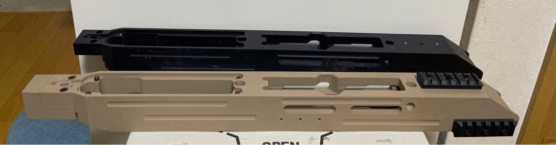 VSR10 エアガン用モジュラーフレーム ブラック ベージュ