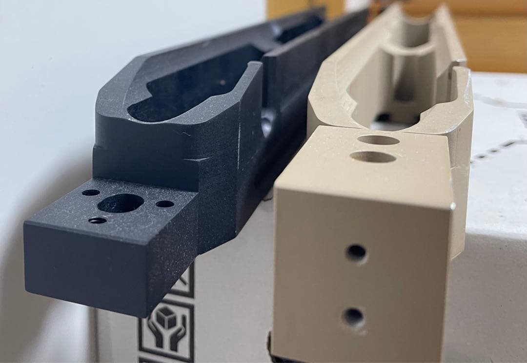 VSR10 エアガン用モジュラーフレーム ブラック ベージュ