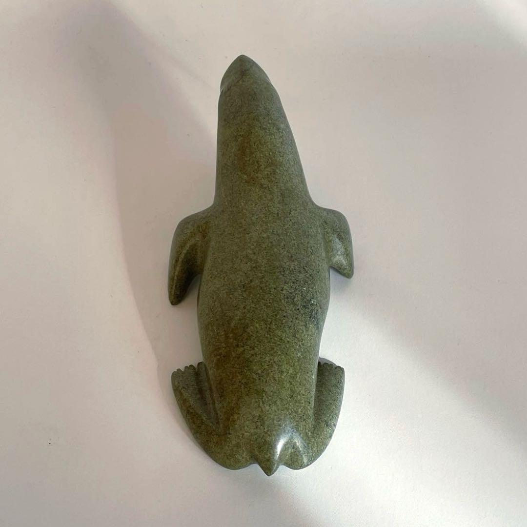 70‘s ヴィンテージ カナダ イヌイット ソープストーン フォークアート