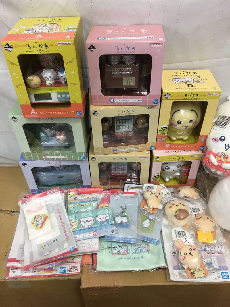 未開封　ちいかわ　一番くじ　大量　ぬいぐるみ　フィギュア他まとめ売り