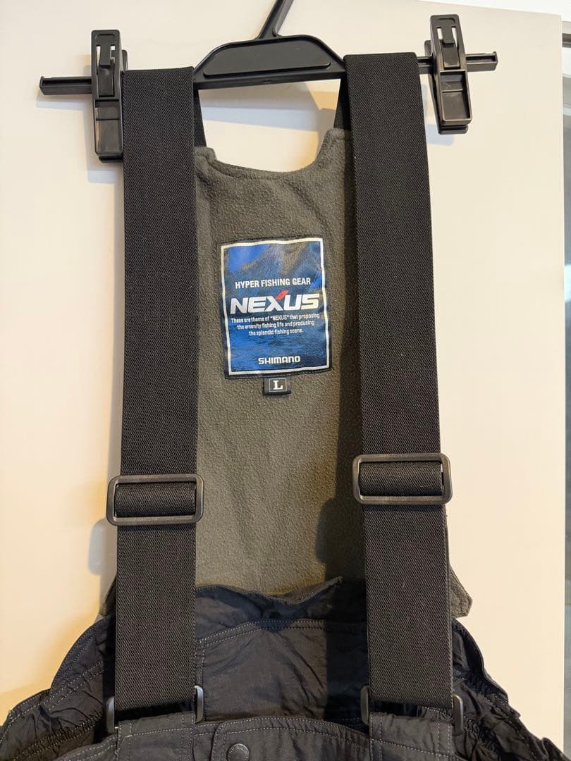 【SHIMANO】 NEXUS フィッシングパンツ 防寒 サロペット Lサイズ