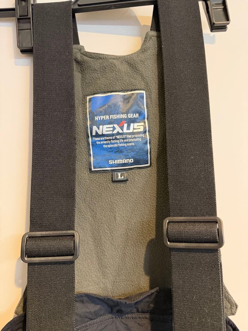 【SHIMANO】 NEXUS フィッシングパンツ 防寒 サロペット Lサイズ