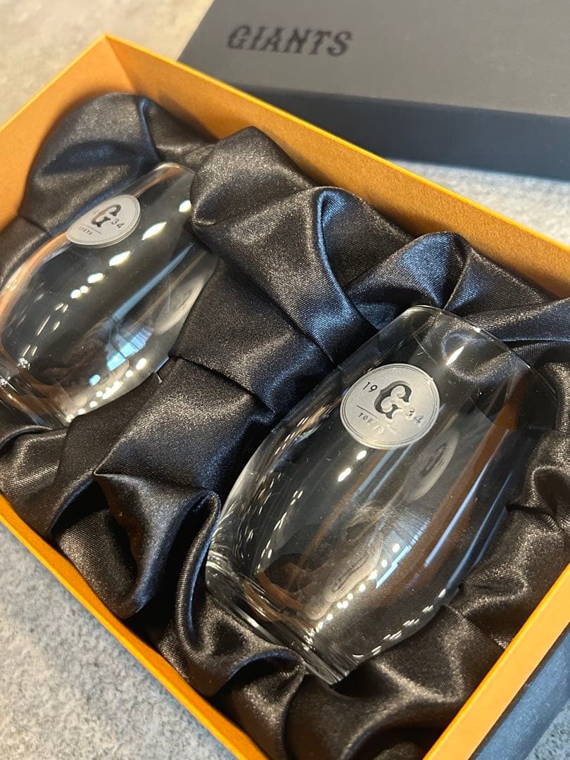 ジャイアンツ　記念ワイン・グラスセット 限定品・非売品