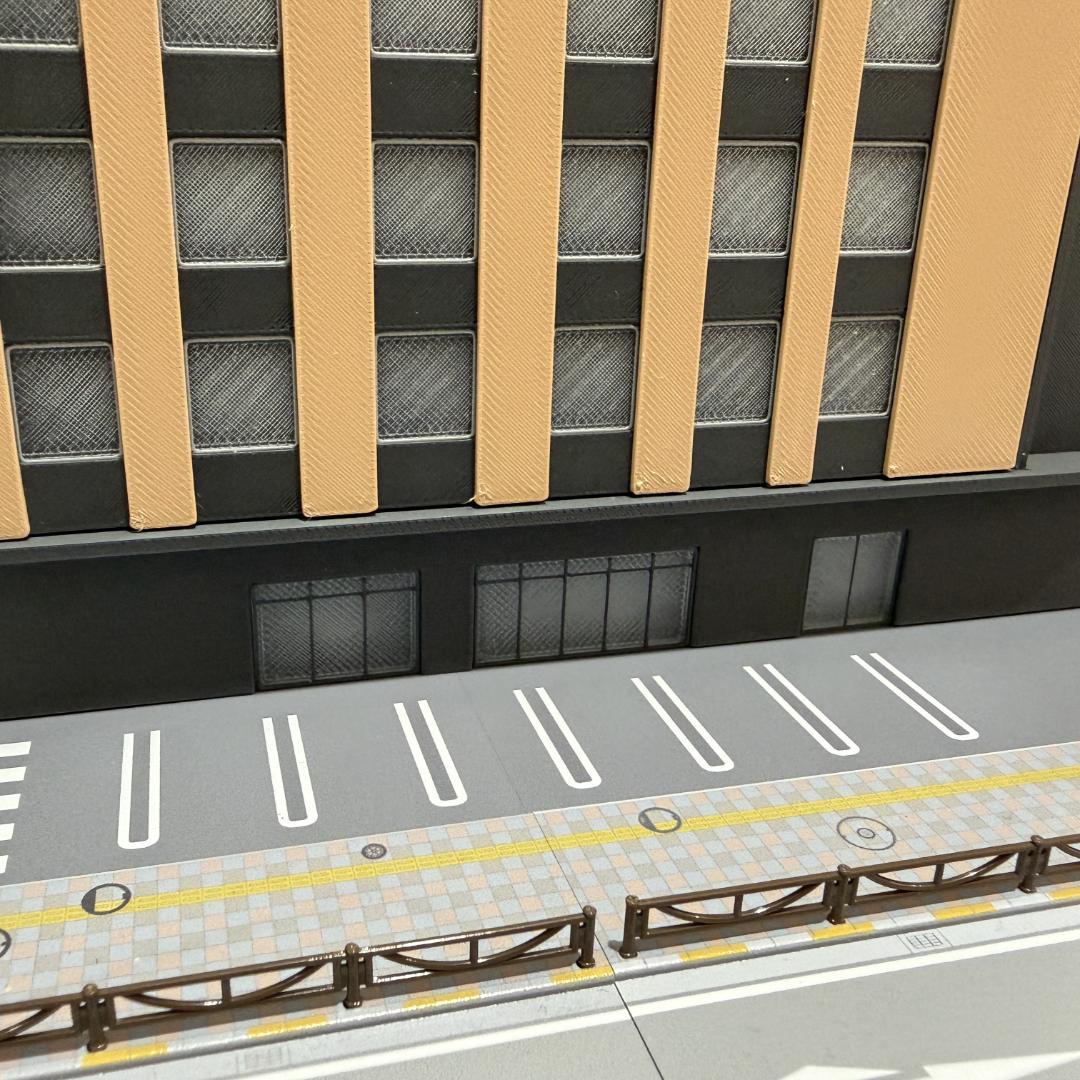 Nゲージ ビジネスホテルC（完成品）模型 ストラクチャー