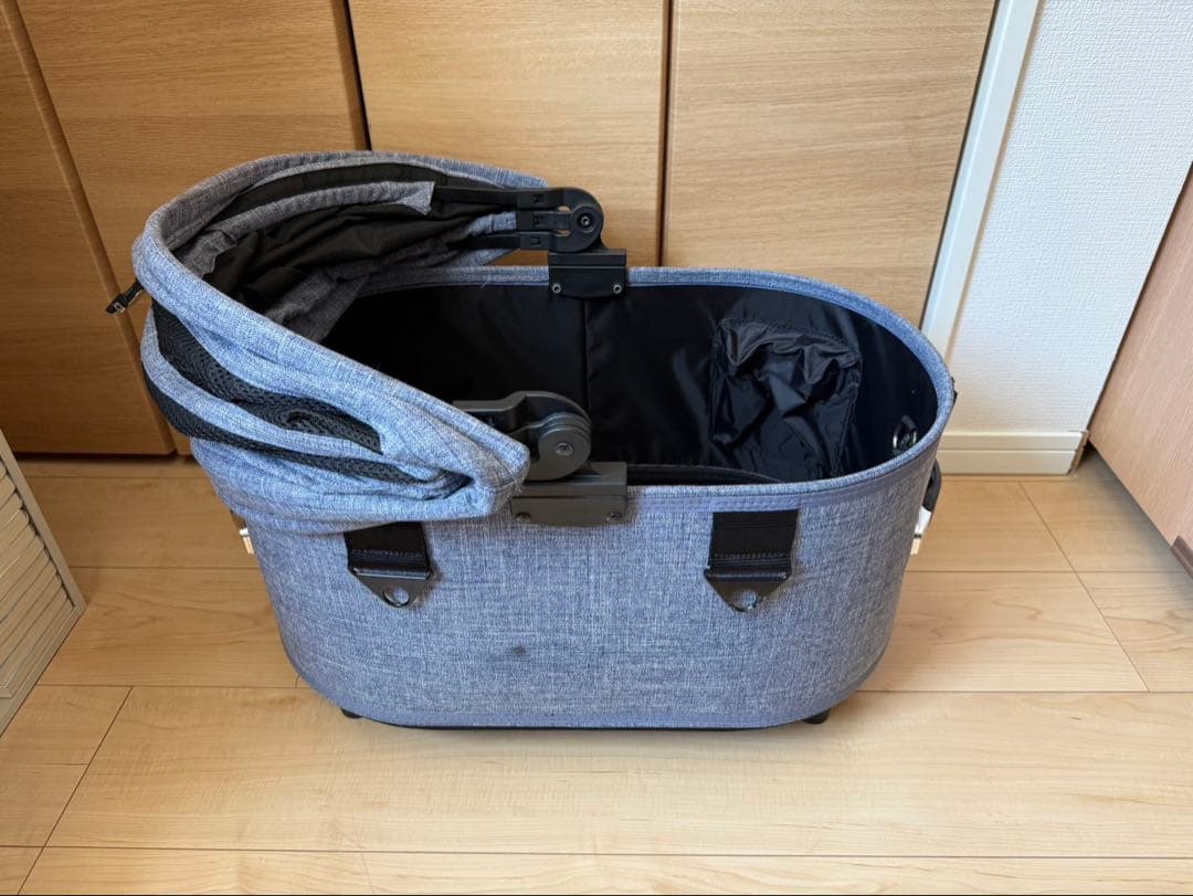 犬用バギー 【AIRBUGGY ドーム3 レギュラーサイズ メランジデニム】