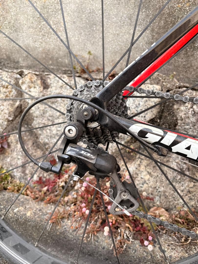 GIANT TCR ロードバイク ブラック/レッド