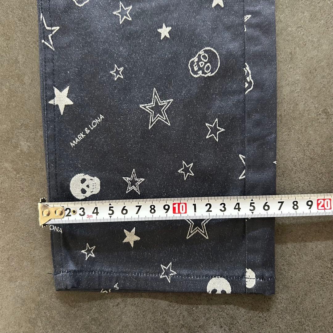 MARK &LONA マーク&ロナ ゴルフパンツ メンズ Mサイズ ネイビー色