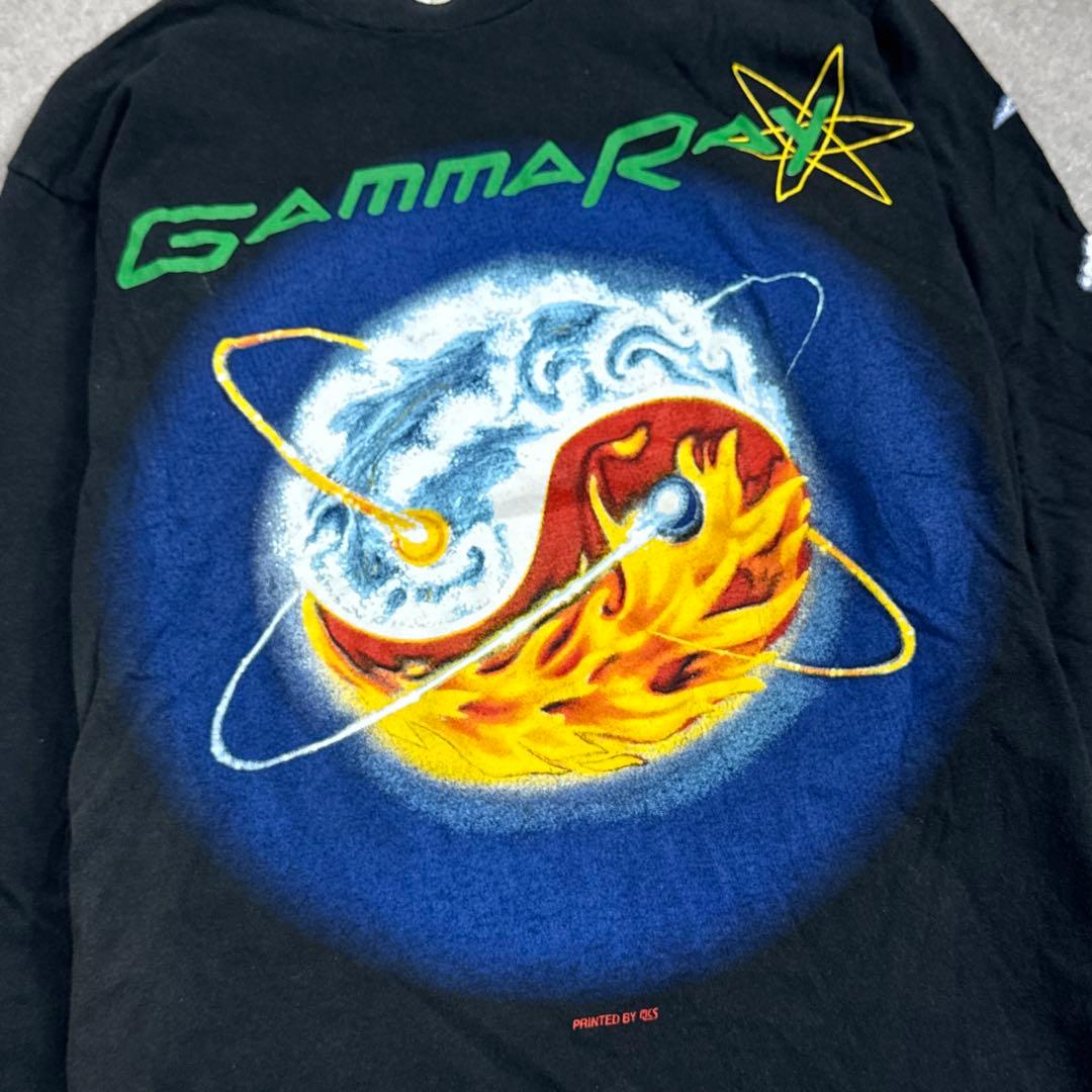 希少 90s 当時物 GAMMARAY ヴィンテージ バンドロングTシャツ L
