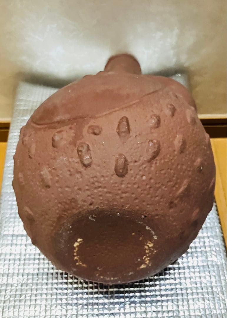 ペルー北海岸クピスニケ　クントゥル・ワシ遺跡の墓に副葬されていた鐙形土器レプリカ