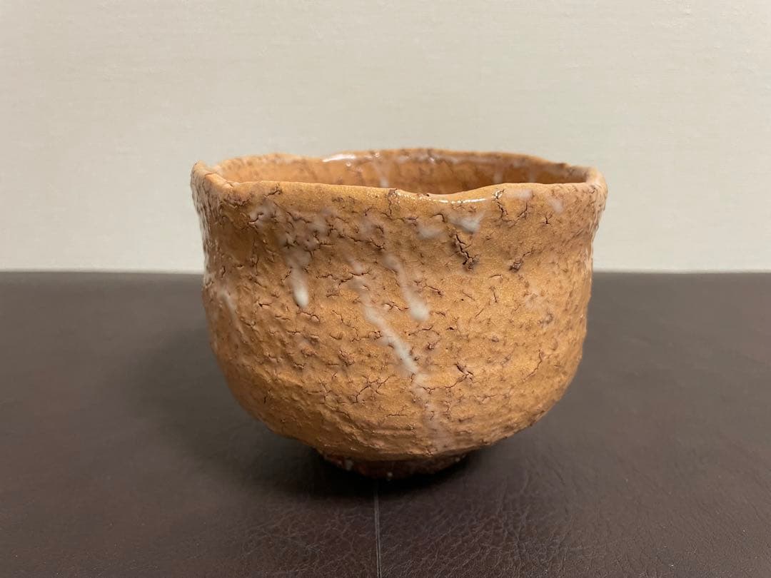 十世坂高麗左衛門　萩焼茶碗　共箱　共布　書付　萩焼　茶碗　茶道具