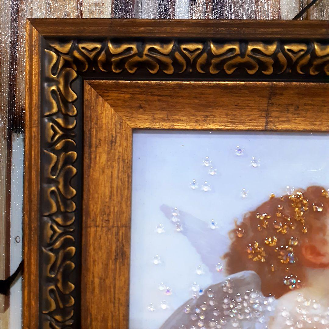 輸入雑貨　天然石　『アムールとプシュケーのファーストキス』水晶　クリスタルアート