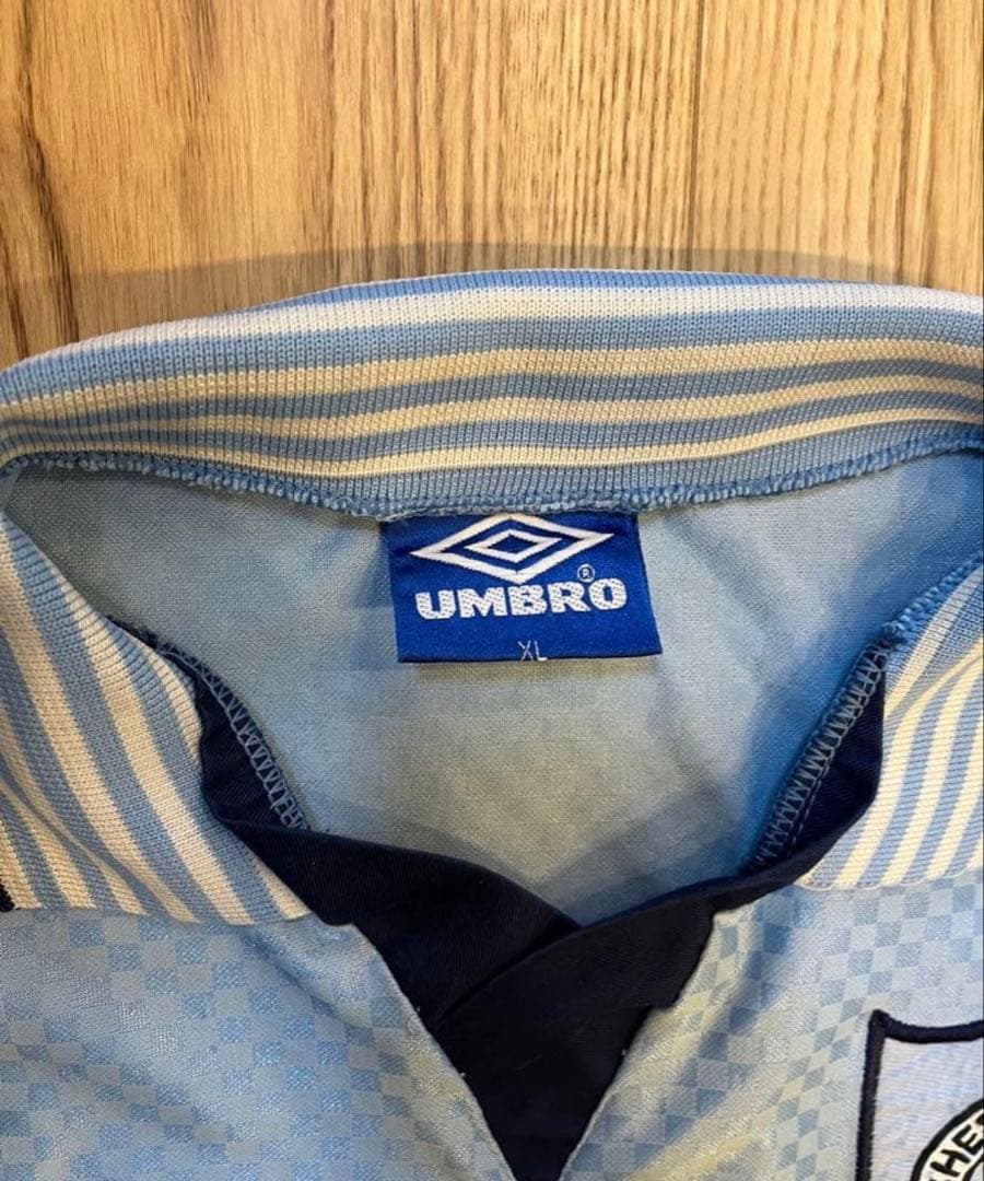 90s UMBRO 95/97 オアシス マンチェスターシティ ユニフォームXL