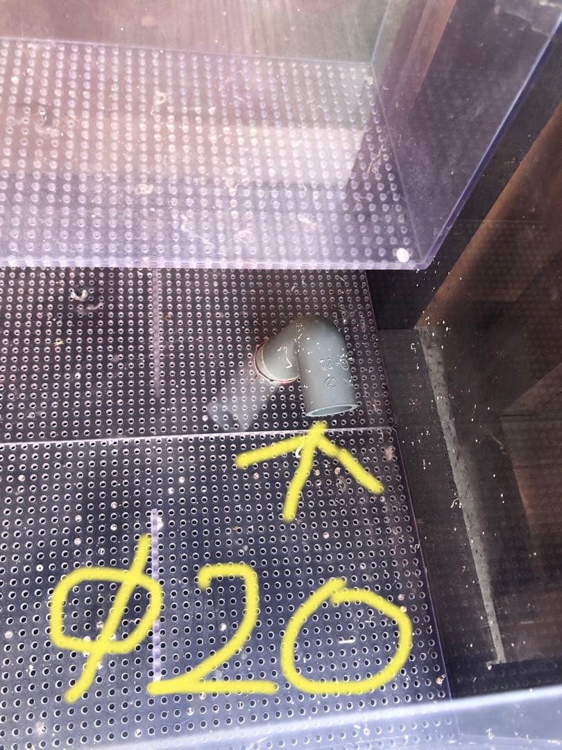 引き取り・配達限定　オーバーフロー水槽1式