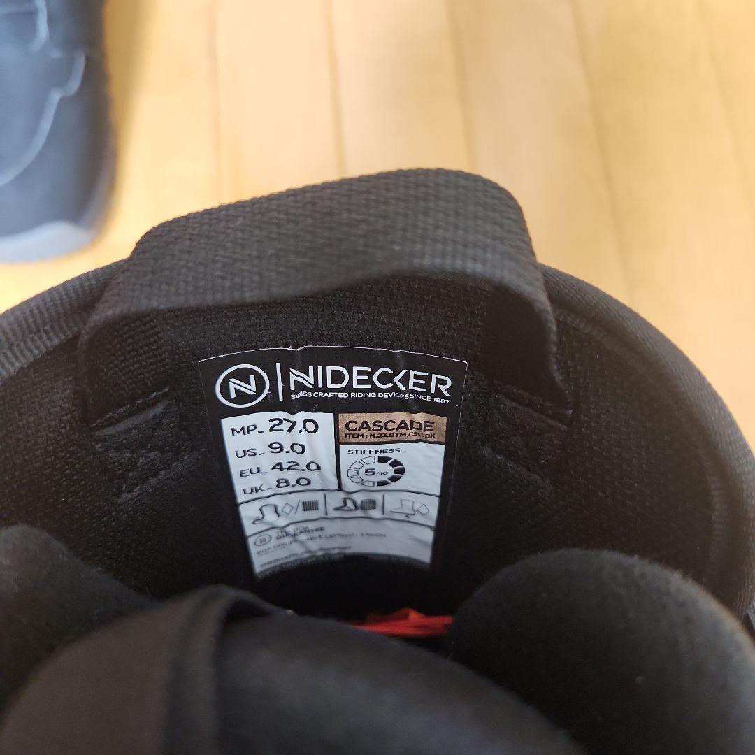 NIDECKERナイデッカー27.0cmブーツサロモ リズム.Mサイズバイン2点